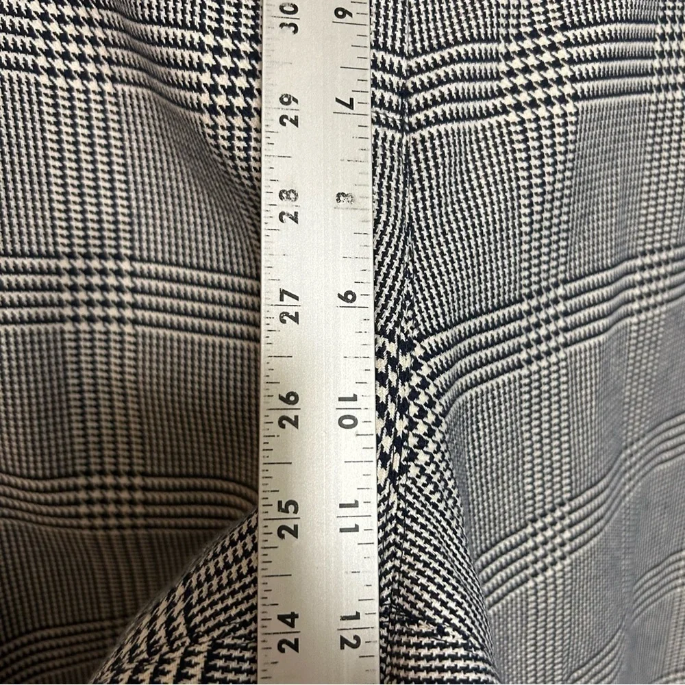 people tree 8 organic cotton Sienna‎ tweed plaid trousers cropped career pant - Picture 10 of 16